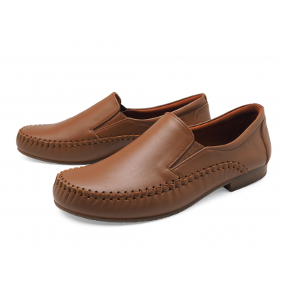 Women Courts Flat SY-07 Tan Nappa